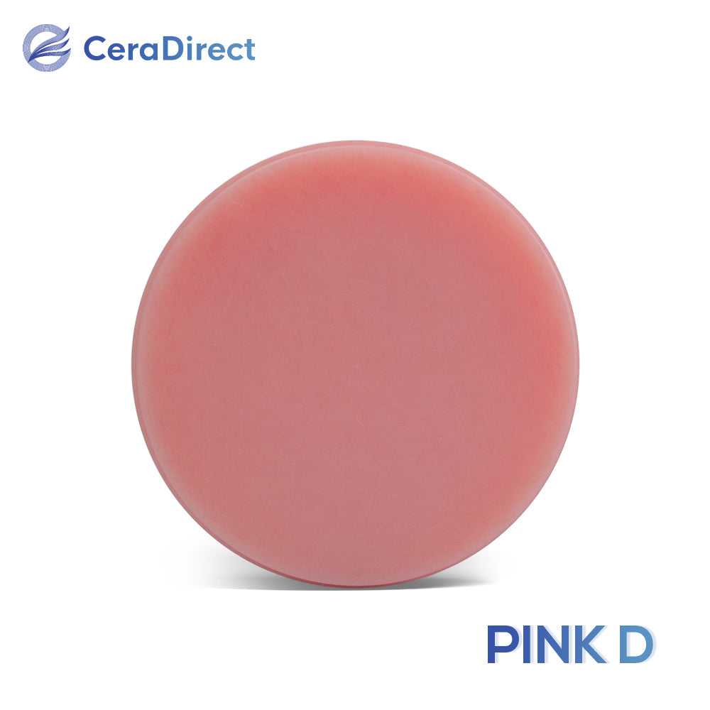 Pink PMMA Disc—12mm-30mm
