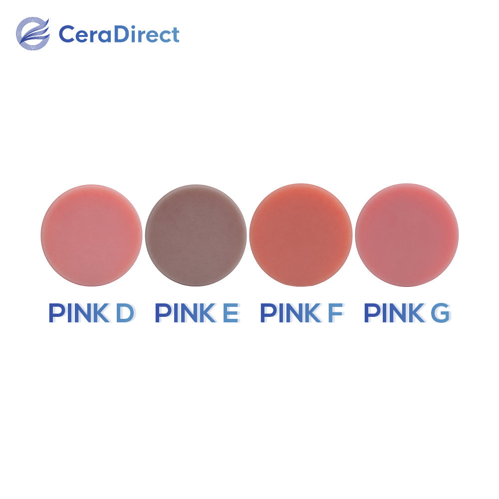 Pink PMMA Disc—12mm-30mm