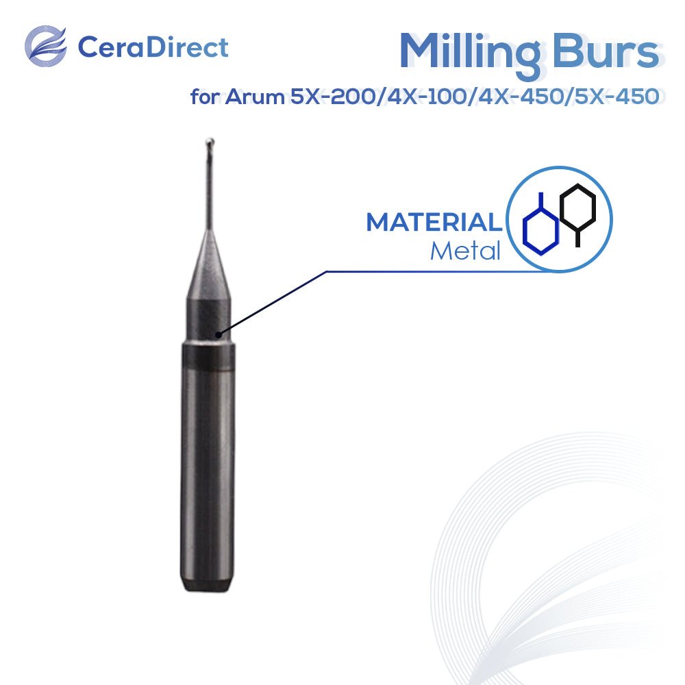 Milling Burs——Arum（5X-200 4X-100 5X-450 4X-450）Milling Machine - CeraDirect
