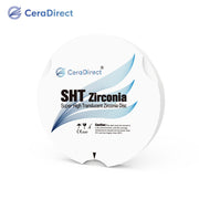 SHT— White Zirconia Disc Zirkonzahn System (95mm) - CeraDirect